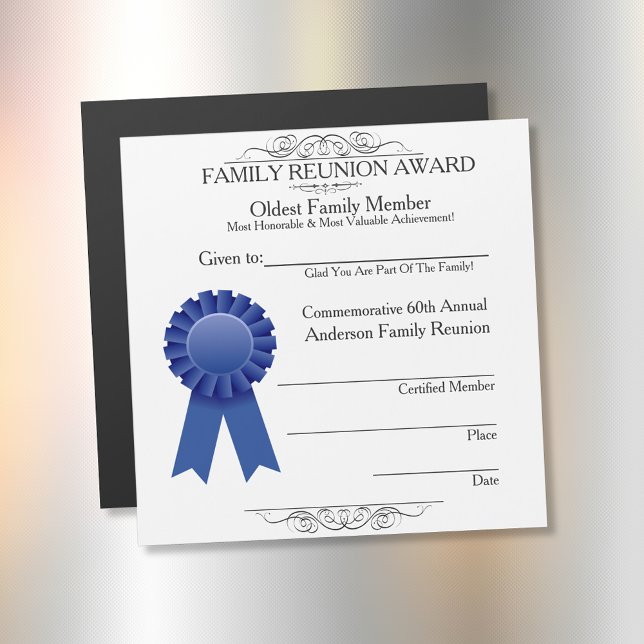 Prêmios de Reunião da Família Elegente dos Membros (Criador carregado)