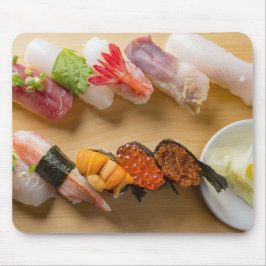 Premium Sushi Art – Japanese Cuisine Mouse Pad