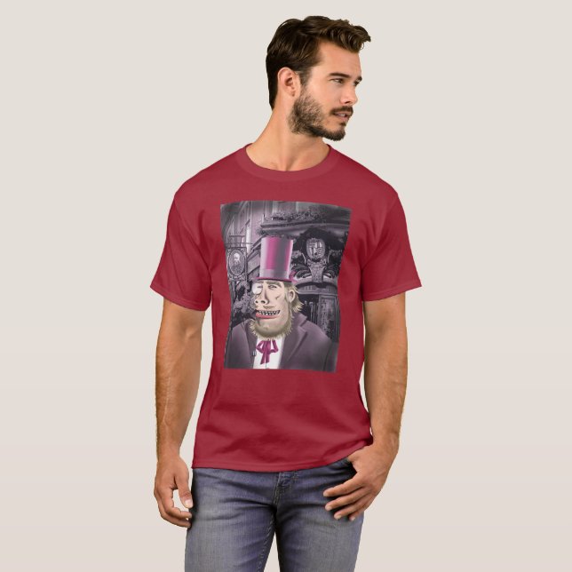 Prendendo com a camiseta Hyde men maroon (Frente Completa)