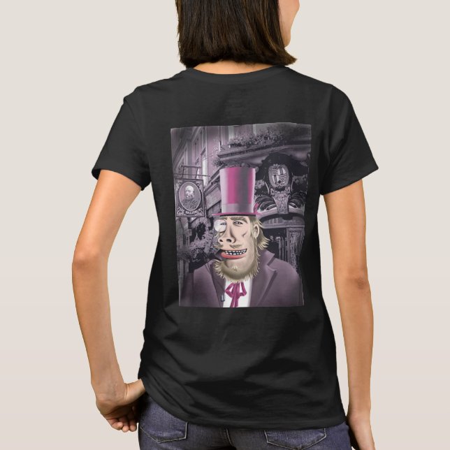 Prendendo com as mulheres Hyde camiseta preta (Verso)
