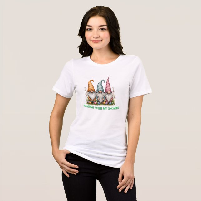 Prendendo com minha camiseta Gnomies (Frente Completa)
