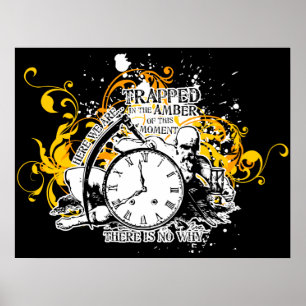 Prendido no poster ambarino $24,95