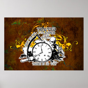 Prendido no poster ambarino $24,95