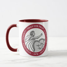 Preparação para a caneca do logotipo da preparação
