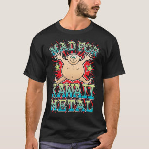 Preparado Para Camisa De T Metálica Kawaii