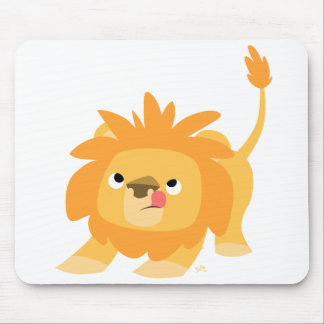 Preparado para o primavera Cartoon Lion Mousepad