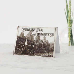 Preparar Para Cartão De Saudação De Aventura