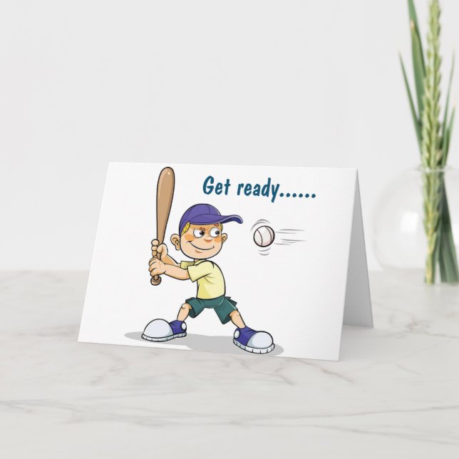 PREPARE-SE PARA FELIZ CARTÃO DE ANIVERSÁRIO **9º** (Frente)