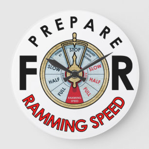 Prepare-se para o relógio da parede de velocidade 