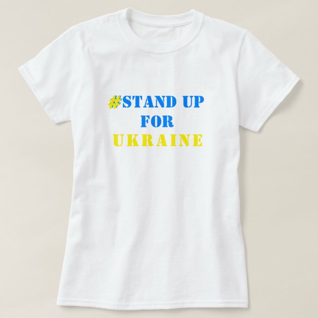 # Prepare-Se Para O Suporte Da Ucrânia A T-Shirt - (Frente do Design)
