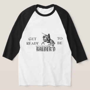 Prepare-se para ser a camisa Raglan de Raider