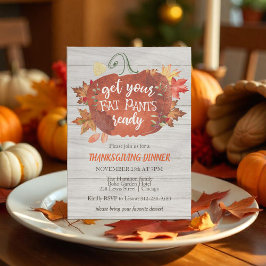 Prepare suas calças de gordura graças ao convite