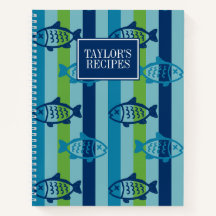 Preppy Fish Coastal Kitchen Stripe Recipe