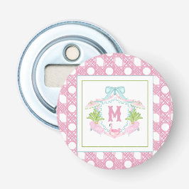 Preppy Palm Beach Monogram Crest