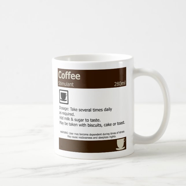 Prescrição do café, caneca médica (Direita)