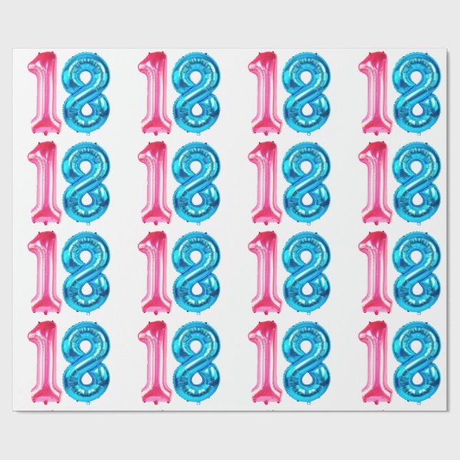 Presente 18 Papel de enrolamento dos balões (Aberto)