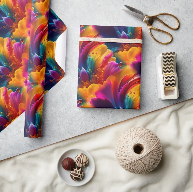 Presente Abstrato Padrões 63A Papel de enrolamento (Artesanato)