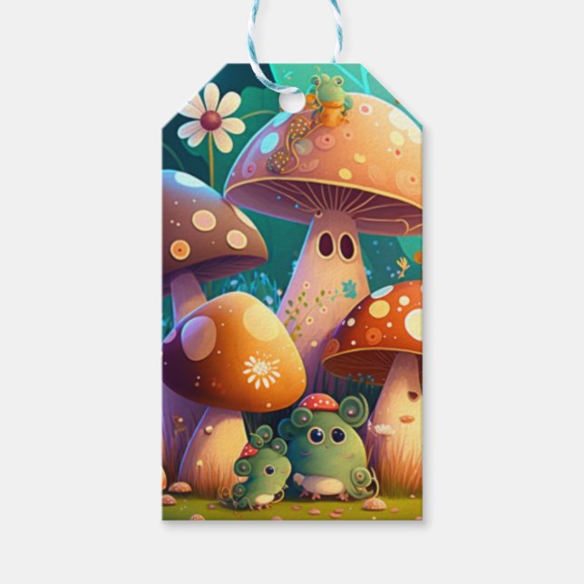 Presente Adorável e giro, salgadinhos para bebês, Etiqueta  (Frente)
