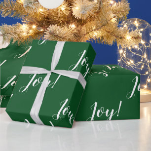 Presente Alegria de Natal! Papel de empacotamento