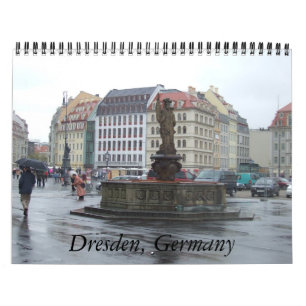 Presente alemão do calendário de Dresden Alemanh