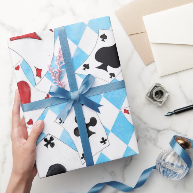 Presente Alice no País das Maravilhas - Papel de ondulação (Presentear)