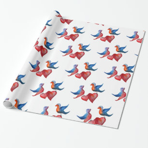 Presente Amor, pássaros do amor, papel de envolvimento dos