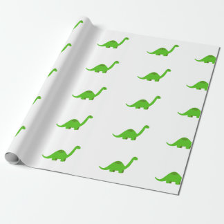 Presente Aniversário do papel de envolvimento do dinossauro