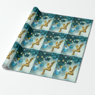 Presente Anjo de Papel de Moldagem de Natal