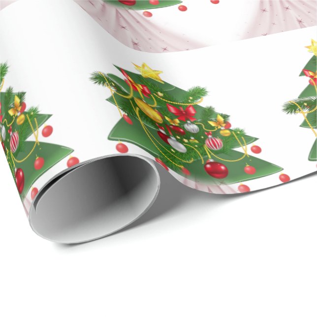 Presente Árvore de Papel de Moldagem de Natal (Ponta do rolo)