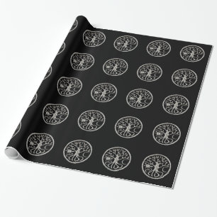 Presente Árvore do papel de envolvimento da vida