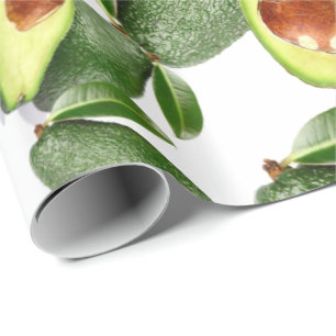 Presente Avocados para o Papel de Envolvimento Brilhante