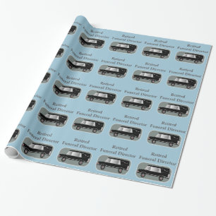 Presente Azul aposentado do papel de diretor fúnebre papel