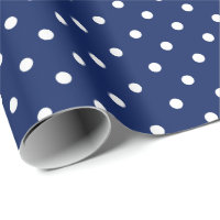 Azul Marinho | Papel de enrolamento de Bolinhas br