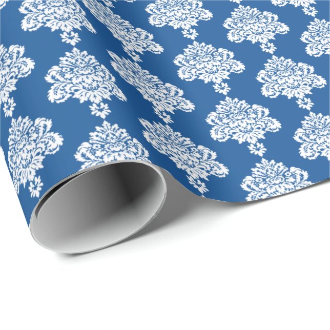 Presente Azul | Papel branco para enrolamento de Damascos (Ponta do rolo)