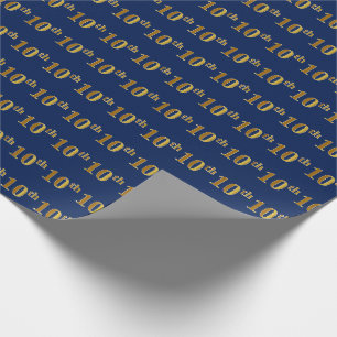 Presente Azul, papel de envolvimento do evento do ouro do