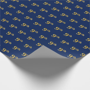 Presente Azul, papel de envolvimento do evento do ouro do