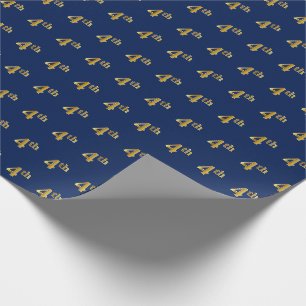 Presente Azul, papel de envolvimento do evento do ouro do