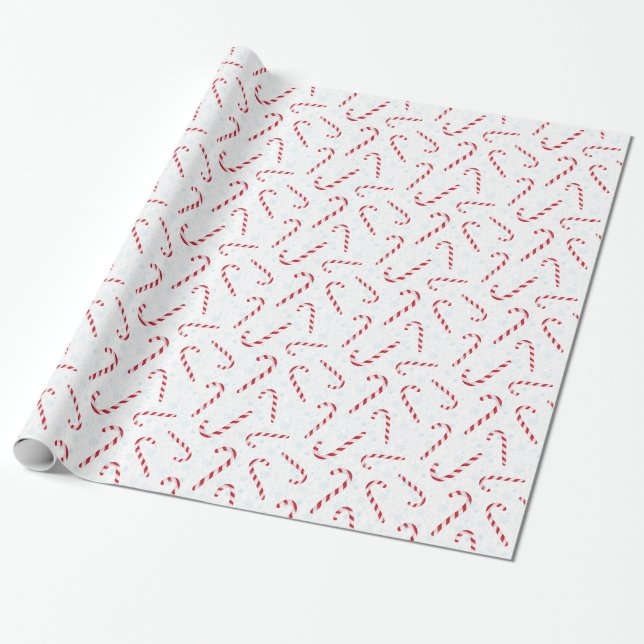 Presente Bastões de doces com papel de envolvimento dos (Desenrolado)