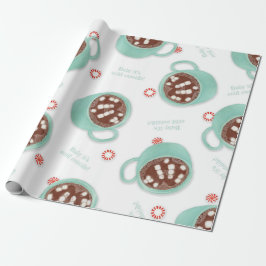 Presente Bebê é papel de envolvimento exterior frio do