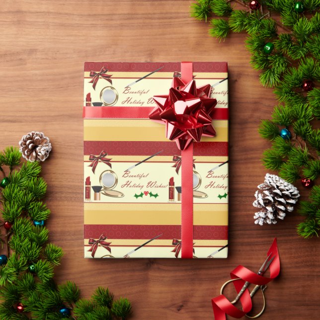 Presente Belo Feriado Deseja Um Papel De Molho (Presente de Natal)