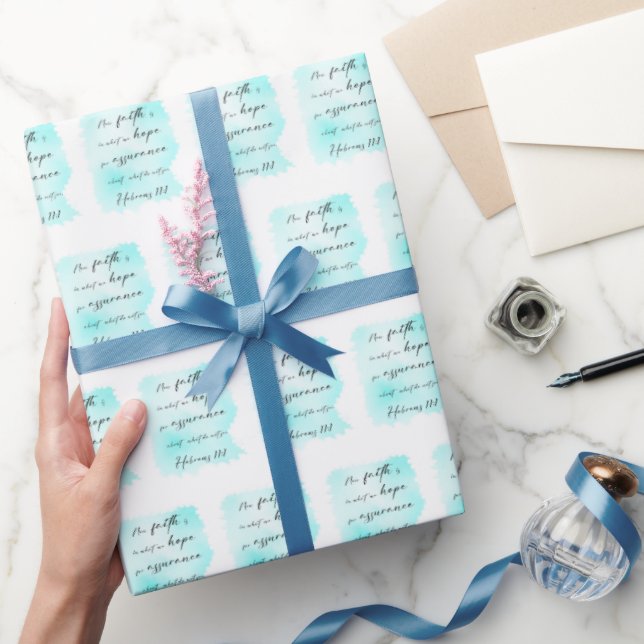 Presente Bíblia Verso papel de moldagem de Natal (Presentear)