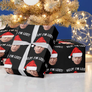 PRESENTE BIDEN CHRISTMAS ENGANA PAPEL DE ENVOLVIMENTO PERDI