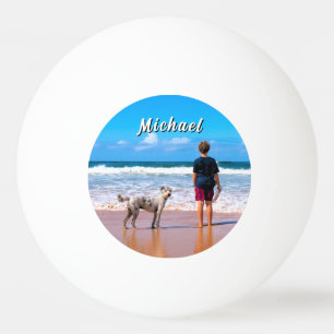 Presente Bola de Ping Pong com Foto Personalizada 