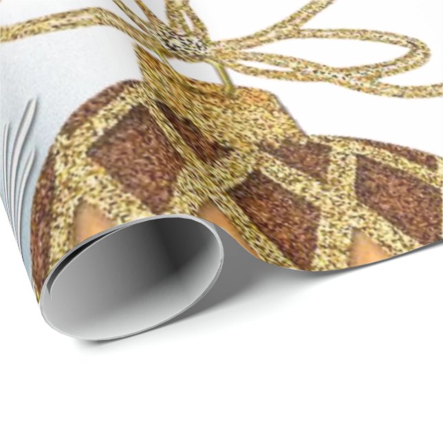 Presente Bolas Douradas de Papel de Moldagem de Natal (Ponta do rolo)