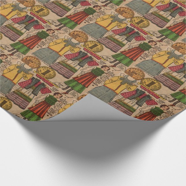 Presente Boneca de papel da década de 1930 (Ponta)