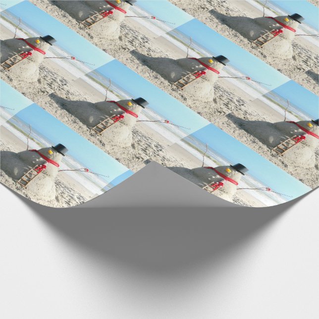 Presente Boneco de neve de Florida com papel de (Ponta)