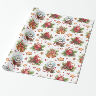 Presente Bonito papel de moldagem de Natal