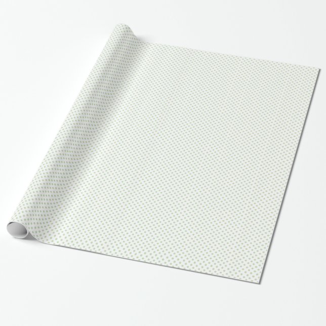 Presente Branco com luz - papel de envolvimento verde das (Desenrolado)