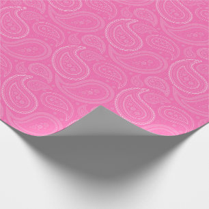 Presente Branco de Paisley no papel de envolvimento