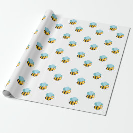 Presente Bumble o papel de envolvimento da abelha